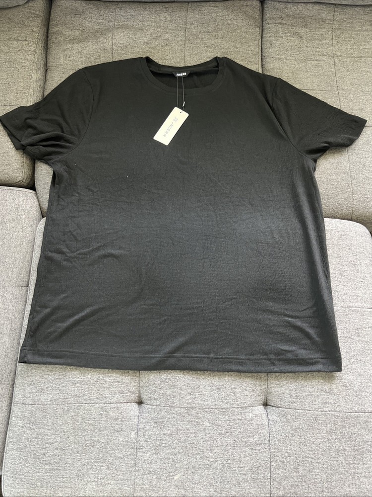 New JMIERR Black T Shirt 2XL Unisex Polyester,Spandex