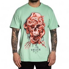 Men’s Sullen Art Collective Neptune Neptunian Skull Premium Tee T-Shirt S-4XL