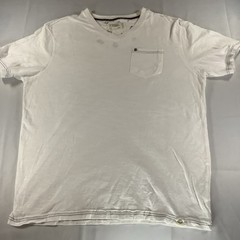 Free Planet Large Short Sleeve White T-Shirt With Pocket Preowned
