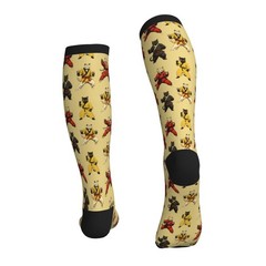 Avocado Compression Socks Women Men Knee High Stocking For Running Support