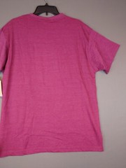 NWT MV Sport Green Recycleed Short Sleeve T Shirt Red Large Organic Cotton Blend