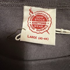 Men’s 100% Cotton Bronson Non Stock Mfg. Co Classic Pocket T-Shirt Dark Gray L