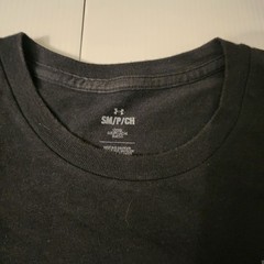 Under Armour Freedom Flag Variation On Back Small Loose Fit Black T-Shirt