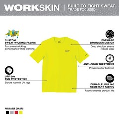 Milwaukee Gen II Men’s Medium Hi-Vis Lightweight Performance T-Shirt
