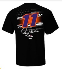 Checkered Flag Sports Men’s Denny Hamlin 11 Graphic Tee, Size 3XL, Black