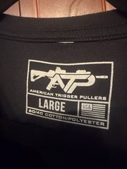 AMERICAN TRIGGER PULLERS ARMY RANGERS “Harder Faster”MENS LARGE