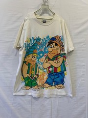 Vtg 1993 The Flintstones T-Shirt Fred & Barney Hip Hop Graffiti Art Men’s XL#241