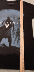 2015 Unisex Sm Bungie Black Destiny Early Print Graphic Video Game Promo T Shirt