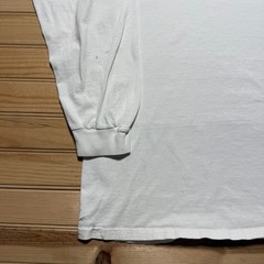 Vintage 90s Nike Embroidered Mini Center Swoosh Blank Long Sleeve Shirt – Large