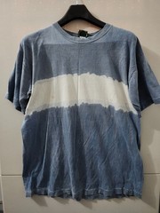 Global Generation Shirt Mens XL Blu Tie Dye Dragon Back Graphic Tee Crew VTG 90s