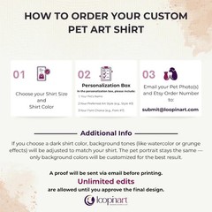 Custom Pet Portrait Watercolor Dog Comfort Tee Personalized Pet Lover