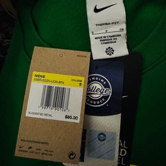 NWT Nike Oregon Ducks 2025 Sideline Coach Green Long Sleeve Fleece T-Shirt Small