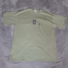 Vintage Discovery Channel Happiness Chinese Symbol T Shirt Mens XL Green Y2K NEW