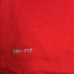 Nike Dri-Fit Gray and Red UGA Georgia Bull Dogs Mens M 3/4 Lenth Tshirt