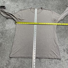 Bonobos Slim Fit T-Shirt Men Large Gray Long Sleeve Crew Neck Casual Outdoor Tee
