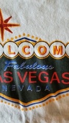 Y2K Welcome To Las Vegas Nevada T-shirt White Collectible Large