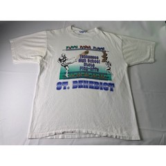 Vintage St. Benedict Football Final Tennessee High School Playoffs T-Shirt L USA