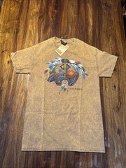 Vintage Taos Pueblo Southwest Native American Indian T-Shirt – Size (S) New