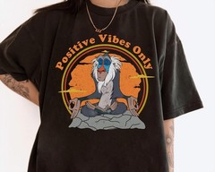Disney T-Shirt The Lion King Rafiki Positive Cute Unisex #3