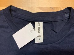 Tultex 241 Poly-Rich T-Shirt Unisex 65%/35% Polyester/ navy blue size small