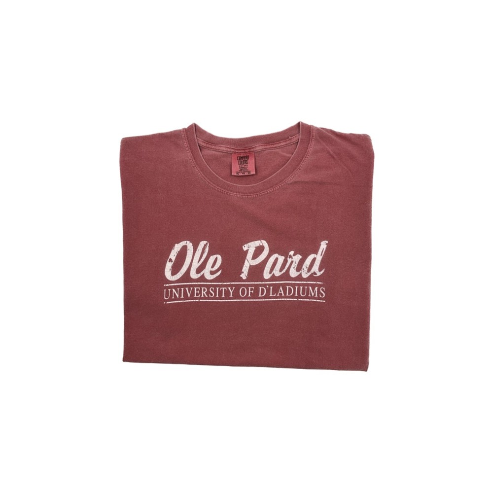 Ole Pard T-Shirt – University Of D’Ladiums Sports Bar XL Tee – Mens Extra Large
