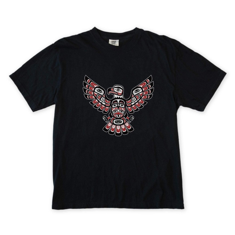 Haida Eagle Formline Art T-Shirt | Indigenous Northwest Coast Graphic Tee Tshirt