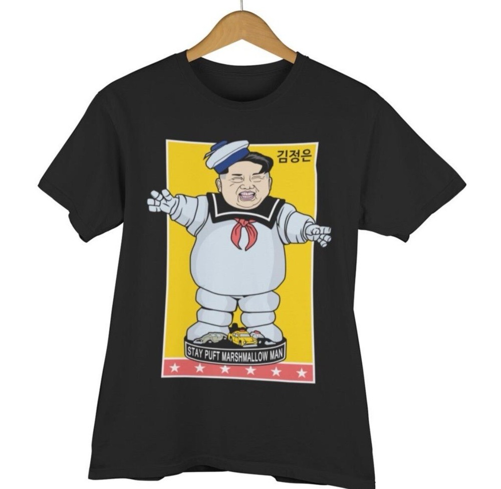 Funny 80s Movie Ghostbusters Kim Jong Un Funny GhostBusters Cartoon 80s 90s Styl
