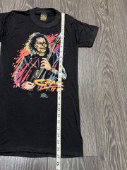 Vintage 1989 3D Emblem Just Brass Crank It Up T Shirt TeeRock n Roll Made in USA