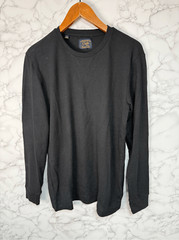 Jachs Men’s Thermal Shirt sz S Charcoal Gray NWOT # G302