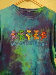 Grateful Dead Tie Dye Bears T-Shirt Used As-Is