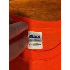 Gildan DryBlend Orange Nite Crawlers Worms Nebraska Graphic T Shirt Mens XL