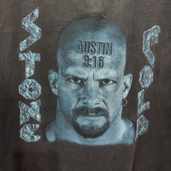 Vintage Stone Cold Steve Austin T Shirt Men Size XXL Black WWF 1998 Austin 3:16