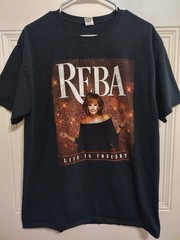 Reba McEntire 2022 Tour Shirt Large Live In Concert Country Music Black BG18