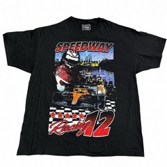 Speedway Racing Graphic Tee Mens XL Black Motorsports Race Car T Shirt NASCAR