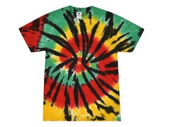 Multi-Color Handmade Tie Dye T-Shirts Kids & Adult 100% Cotton Colortone