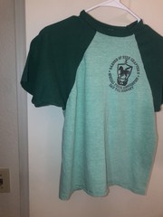 VTG 1970s U.S. Special Forces Chapter V GARDEN OF EDEN BAD TOLZ T-Shirt Two-Tone