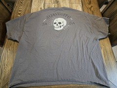 Suavecito Skull Logo T-Shirt Gray Mens 5XL Short Sleeve Graphic Tee SA CA