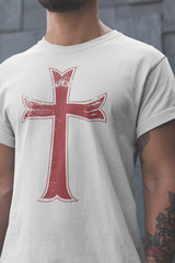 Crusader Cross Knights Christian Jesus Tees Templar Cross Crusader T shrits