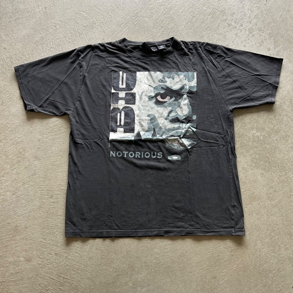 Vintage Notorious BIG Shirt Size 3XL Faded Black 2005 Rap Hip Hop Brooklyn Mint