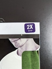 Mens Hanes Crew T-Shirts Originals Neck Stretch Ultimate 2Pack Slim Fit Size 2XL