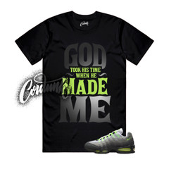 Air Max 95 Big Bubble Neon Black Yellow Cool Grey 2025 T Shirt Match GTHT
