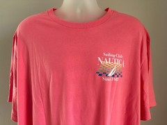 Nautica Pink Lemonade Sailing Club Graphic S/S T-Shirt Size 4XL, XXXXL