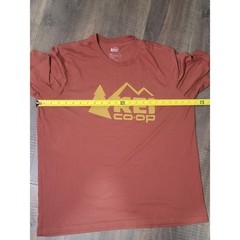 REI Co-op T-Shirt Unisex Large Graphic Tee Organic Cotton Blend Brown