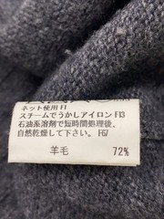 BURBERRY LONDON Knit Sweater (Thick) L Cashmere Gray Solid Color A1N15-422-07