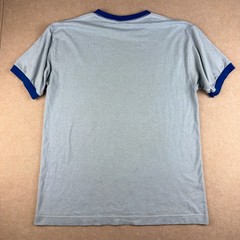 Vintage Tom and Jerry Ringer T-Shirt Mens M Blue Cartoon Thunder Creek USA Made