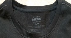 Spanx Seamless Crew Undershirt Mens Medium Black Ultra Sculpt 60012R New