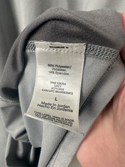 Fielder Bonobos Mens Tee Shirt Size L Gray Short Sleeve Poly Spandex B2