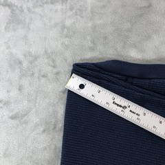 Los Angeles Apparel Shirt Mens XL Blue Thermal Long Sleeve Made USA Cotton Knit