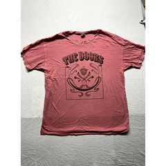 American Eagle The Doors Band Tee Pink Graphic T-Shirt XS