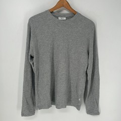 NN07 Shirt Mens Medium Gray Thermal Long Sleeve Crew Neck